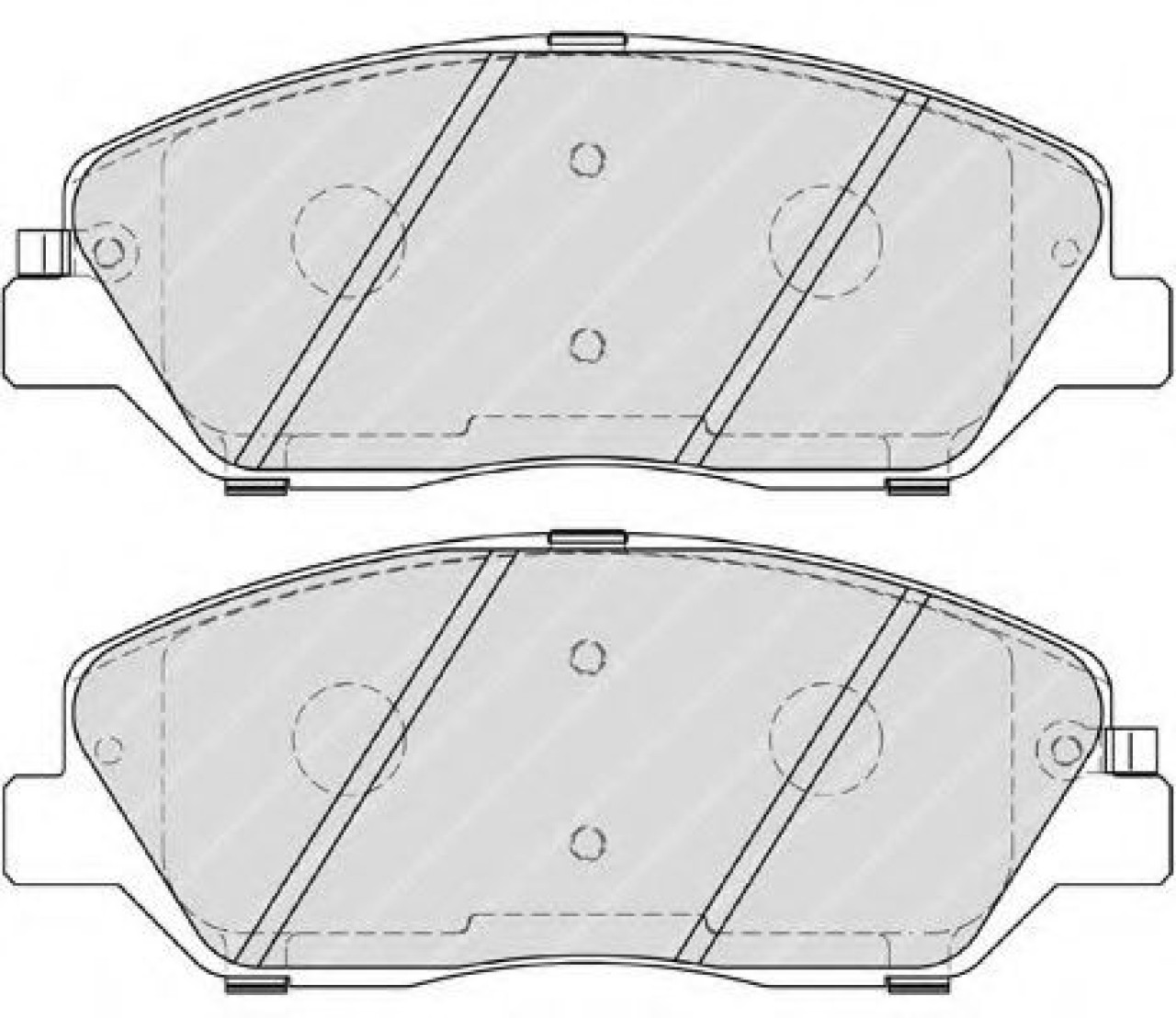 Set placute frana,frana disc SSANGYONG KORANDO (2010 - 2016) FERODO FDB4111 piesa NOUA