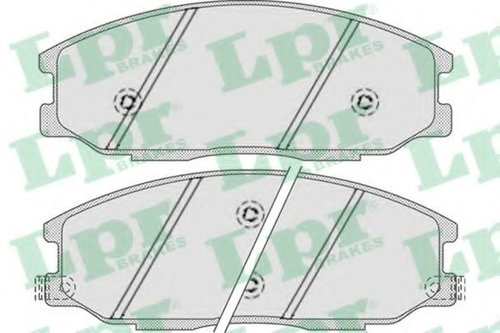 Set placute frana,frana disc SSANGYONG KYRON (2005 - 2016) LPR 05P858 piesa NOUA