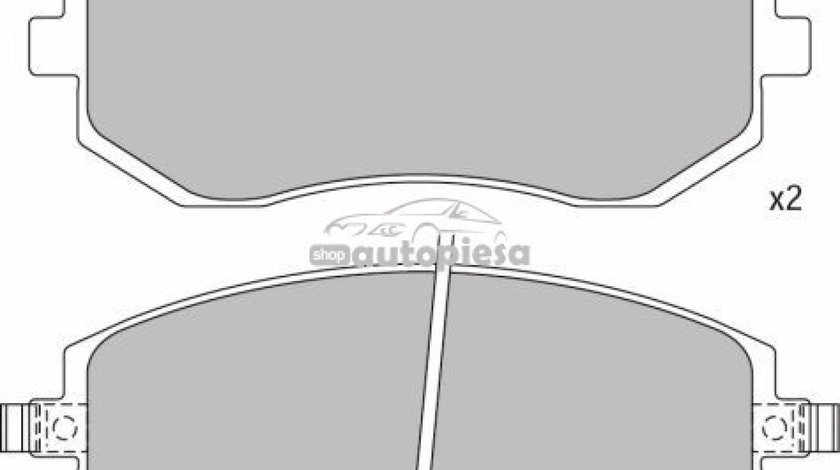 Set placute frana,frana disc SUBARU FORESTER (SG) (2002 - 2016) KRIEGER 0950006348 piesa NOUA