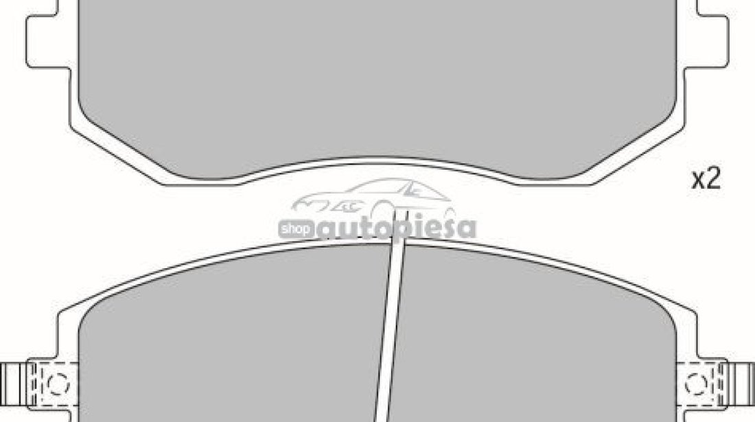 Set placute frana,frana disc SUBARU FORESTER (SJ) (2013 - 2016) KRIEGER 0950006348 piesa NOUA