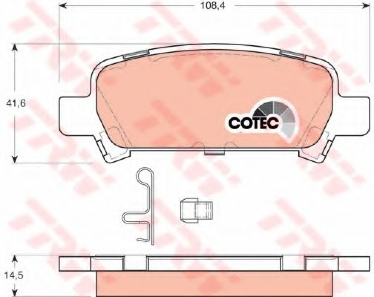 Set placute frana,frana disc SUBARU IMPREZA Limuzina (GD) (1999 - 2016) TRW GDB3223 piesa NOUA