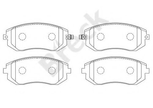 Set placute frana,frana disc SUBARU IMPREZA Hatchback (GR, GH, G3) (2007 - 2016) Break 23865 00 701 ...