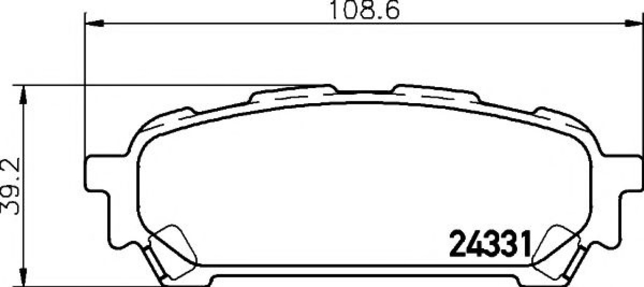 Set placute frana,frana disc SUBARU IMPREZA Limuzina (GD) (1999 - 2016) TEXTAR 2433101 piesa NOUA
