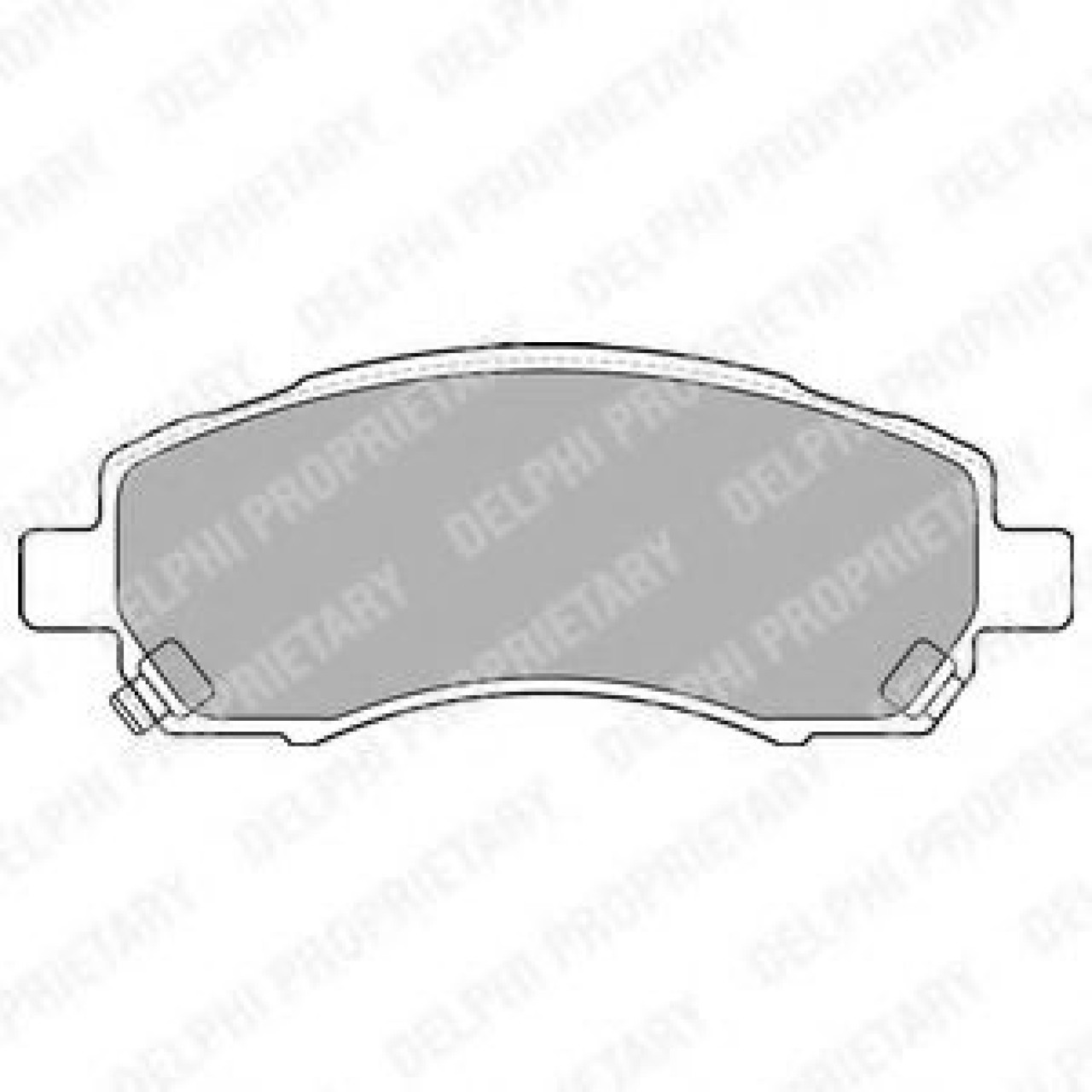 Set placute frana,frana disc SUBARU LEGACY III (BE, BH) (1998 - 2003) DELPHI LP1545 piesa NOUA