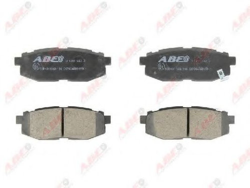 Set placute frana,frana disc SUBARU LEGACY V (BM, BR) (2009 - 2016) ABE C27004ABE piesa NOUA