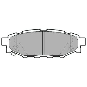 Set placute frana,frana disc SUBARU OUTBACK (BL, BP) (2003 - 2009) KRIEGER 0950006462 piesa NOUA