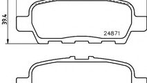 Set placute frana,frana disc SUZUKI GRAND VITARA I...