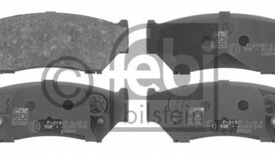 Set placute frana,frana disc SUZUKI GRAND VITARA I (FT) (1998 - 2005) FEBI BILSTEIN 16657 piesa NOUA