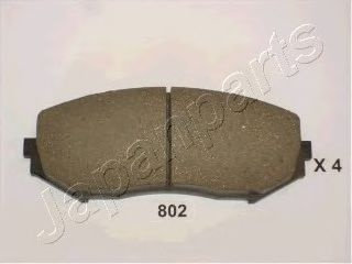 Set placute frana,frana disc SUZUKI GRAND VITARA II (JT) (2005 - 2016) JAPANPARTS PA-802AF piesa NOU...