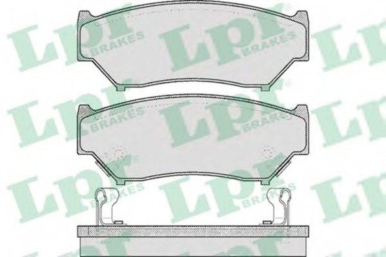 Set placute frana,frana disc SUZUKI JIMNY (FJ) (1998 - 2016) LPR 05P396 piesa NOUA