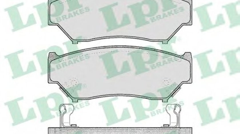 Set placute frana,frana disc SUZUKI JIMNY (FJ) (1998 - 2016) LPR 05P396 piesa NOUA