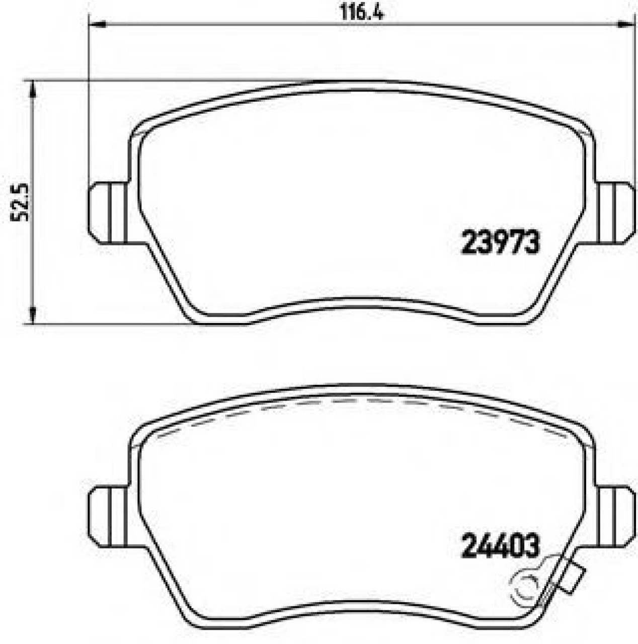 Set placute frana,frana disc SUZUKI SWIFT III (MZ, EZ) (2005 - 2016) BREMBO P 59 050 piesa NOUA