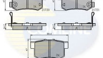 Set placute frana,frana disc SUZUKI SWIFT III (MZ,...