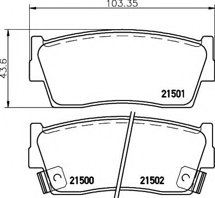 Set placute frana,frana disc SUZUKI VITARA (ET, TA) (1988 - 1998) TEXTAR 2150001 piesa NOUA