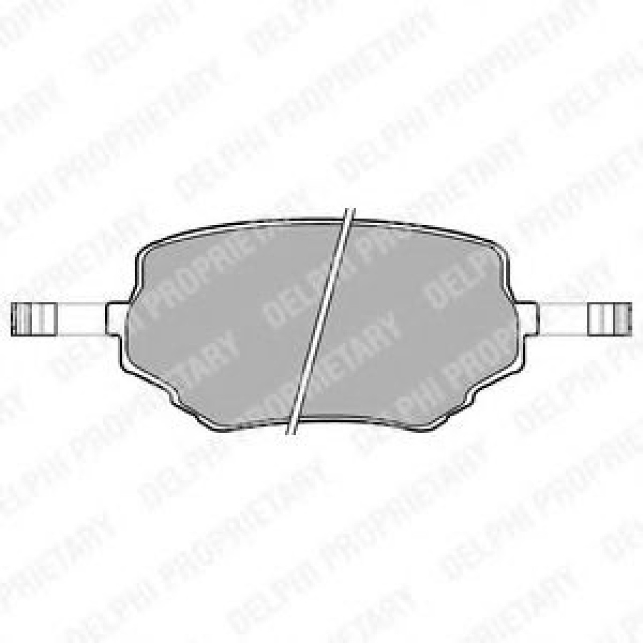 Set placute frana,frana disc SUZUKI VITARA (ET, TA) (1988 - 1998) DELPHI LP1015 piesa NOUA