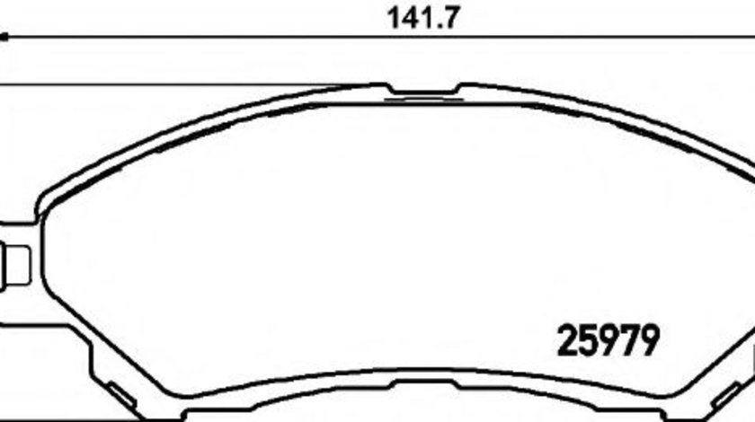 Set placute frana,frana disc SUZUKI VITARA (LY) (2015 - 2016) TEXTAR 2597901 piesa NOUA