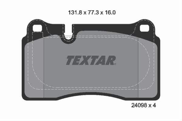 Set Placute Frana,frana Disc Textar Aston Martin 2409803