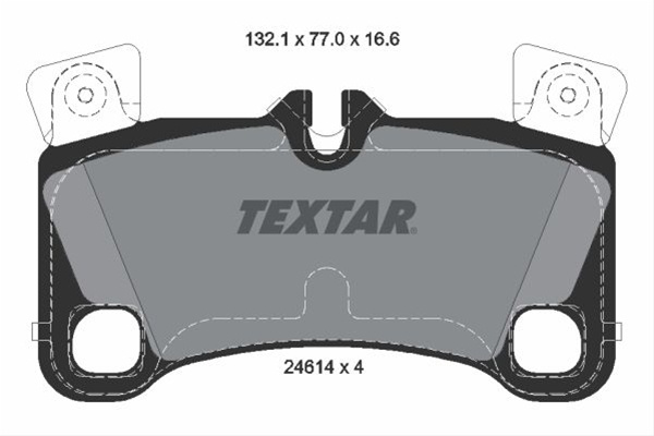 Set Placute Frana,frana Disc Textar Audi 2461401