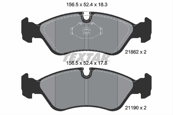 Set Placute Frana,frana Disc Textar Daewoo 2186201