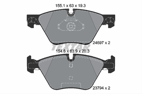 Set Placute Frana,frana Disc Textar Eicher 2469701