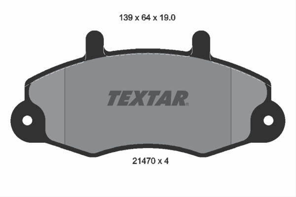 Set Placute Frana,frana Disc Textar Ford 2147001