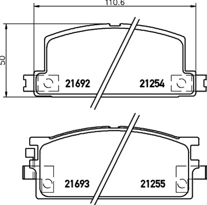 Set Placute Frana,frana Disc Textar Isuzu 2125401