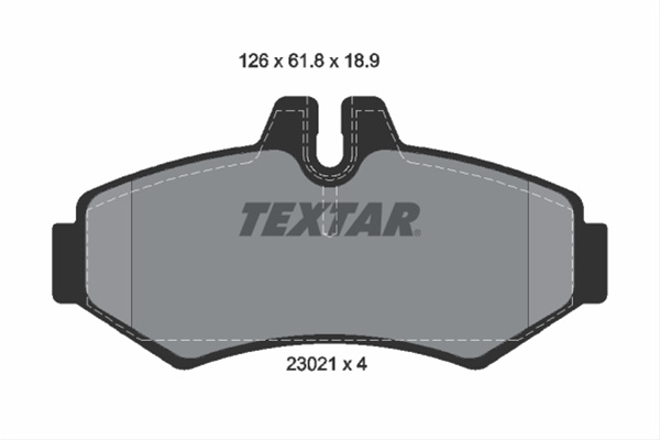 Set Placute Frana,frana Disc Textar Mercedes-Benz 2302101