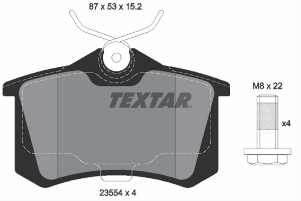 Set Placute Frana,frana Disc Textar Mg (Saic) 2355401