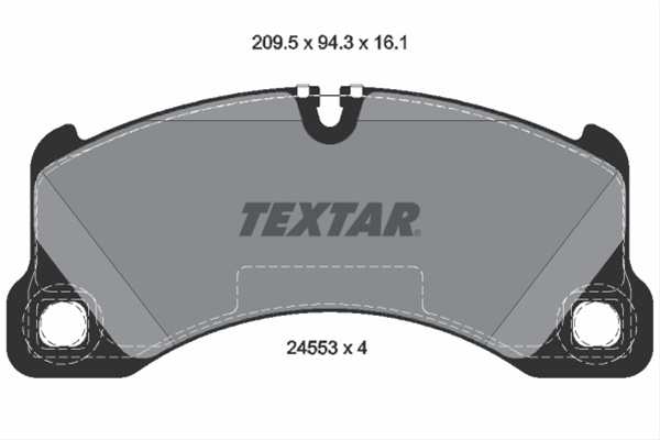Set Placute Frana,frana Disc Textar Vw 2455301