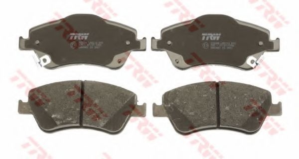 Set placute frana,frana disc TOYOTA AURIS (NRE15, ZZE15, ADE15, ZRE15, NDE15) (2006 - 2012) TRW GDB3481 piesa NOUA