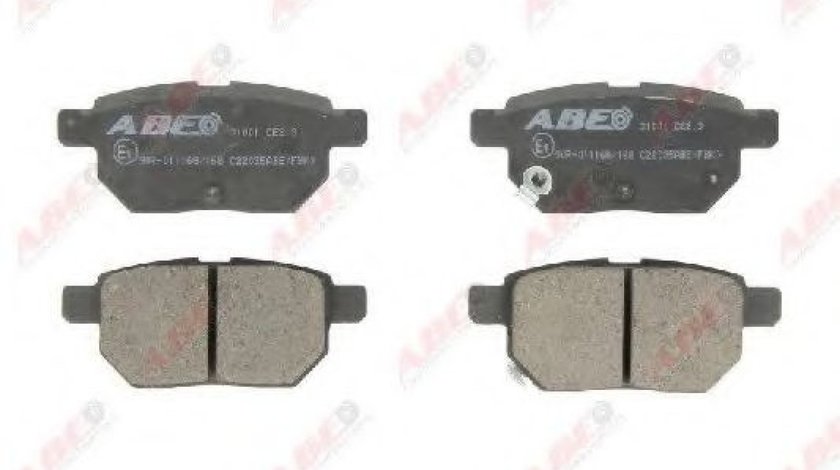 Set placute frana,frana disc TOYOTA AURIS (NRE15, ZZE15, ADE15, ZRE15, NDE15) (2006 - 2012) ABE C22035ABE piesa NOUA