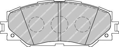 Set placute frana,frana disc TOYOTA AURIS (NRE15, ZZE15, ADE15, ZRE15, NDE15) (2006 - 2012) FERODO FDB1891 piesa NOUA