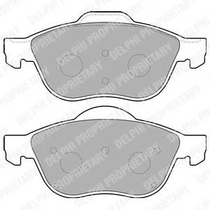 Set placute frana,frana disc TOYOTA AVENSIS Liftback (T22) (1997 - 2003) DELPHI LP1844 piesa NOUA