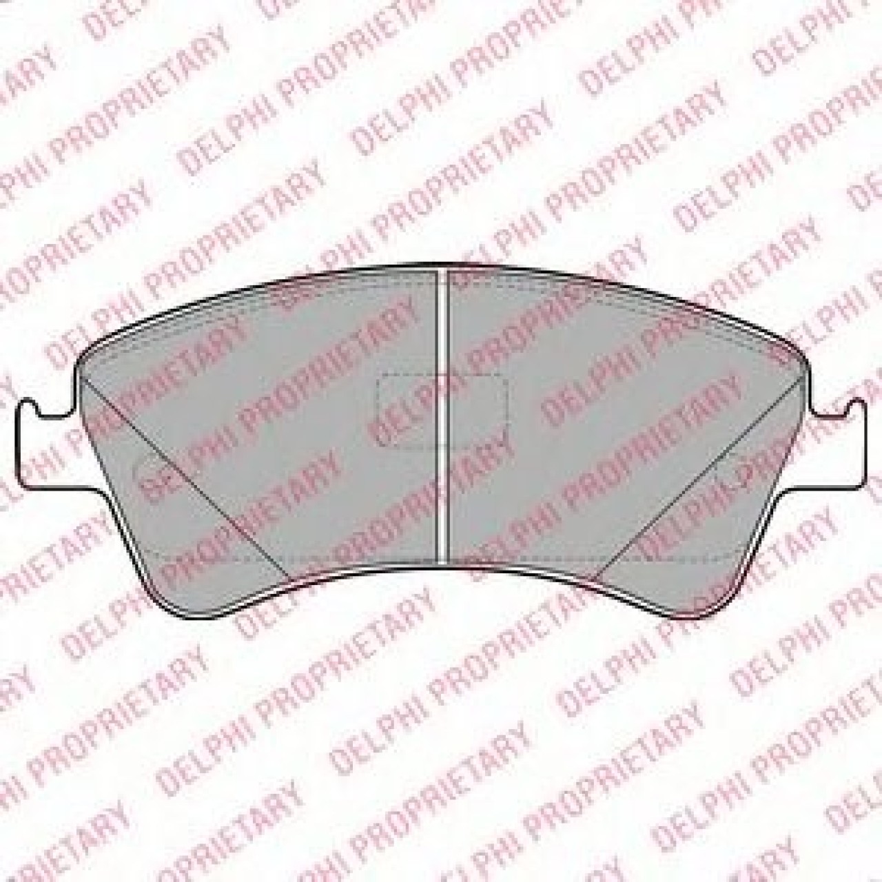 Set placute frana,frana disc TOYOTA AVENSIS Limuzina (ZRT27, ADT27) (2008 - 2016) DELPHI LP2104 piesa NOUA