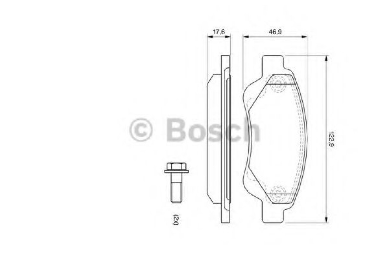 Set placute frana,frana disc TOYOTA AYGO (WNB1, KGB1) (2005 - 2014) BOSCH 0 986 494 065 piesa NOUA