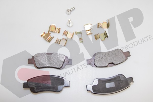 Set placute frana,frana disc TOYOTA AYGO (WNB1, KGB1) (2005 - 2014) QWP WBP468 piesa NOUA