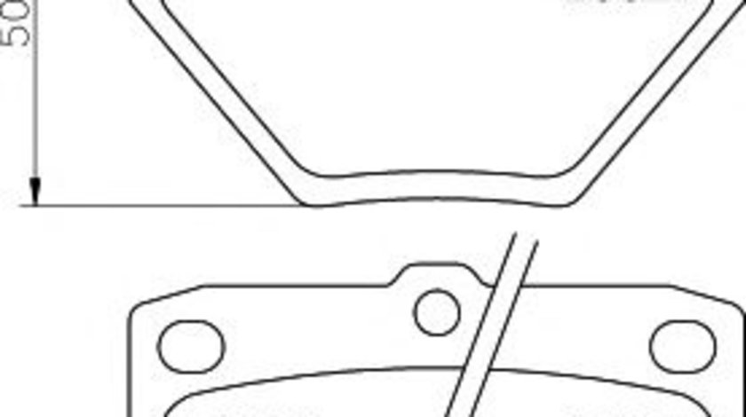 Set placute frana,frana disc TOYOTA CELICA (ZZT23_) (1999 - 2005) TEXTAR 2352101 piesa NOUA