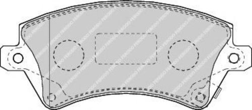 Set placute frana,frana disc TOYOTA COROLLA Combi (E12J, E12T) (2001 - 2007) FERODO FDB1573 piesa NO...