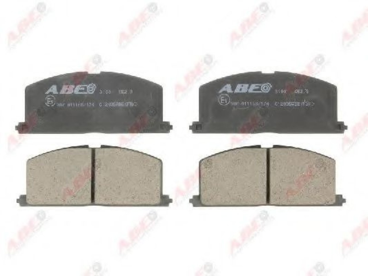 Set placute frana,frana disc TOYOTA COROLLA (E11) (1997 - 2002) ABE C12035ABE piesa NOUA