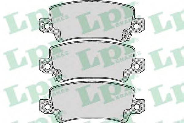 Set placute frana,frana disc TOYOTA COROLLA (E11) (1997 - 2002) LPR 05P1068 piesa NOUA