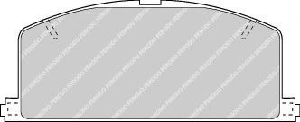 Set placute frana,frana disc TOYOTA COROLLA (E11) (1997 - 2002) FERODO FDB308 piesa NOUA