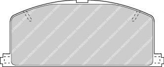 Set placute frana,frana disc TOYOTA COROLLA (E11) (1997 - 2002) FERODO FDB308 piesa NOUA