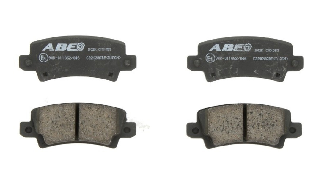 Set placute frana,frana disc TOYOTA COROLLA Verso (ZER, ZZE12, R1) (2004 - 2009) ABE C22028ABE piesa NOUA