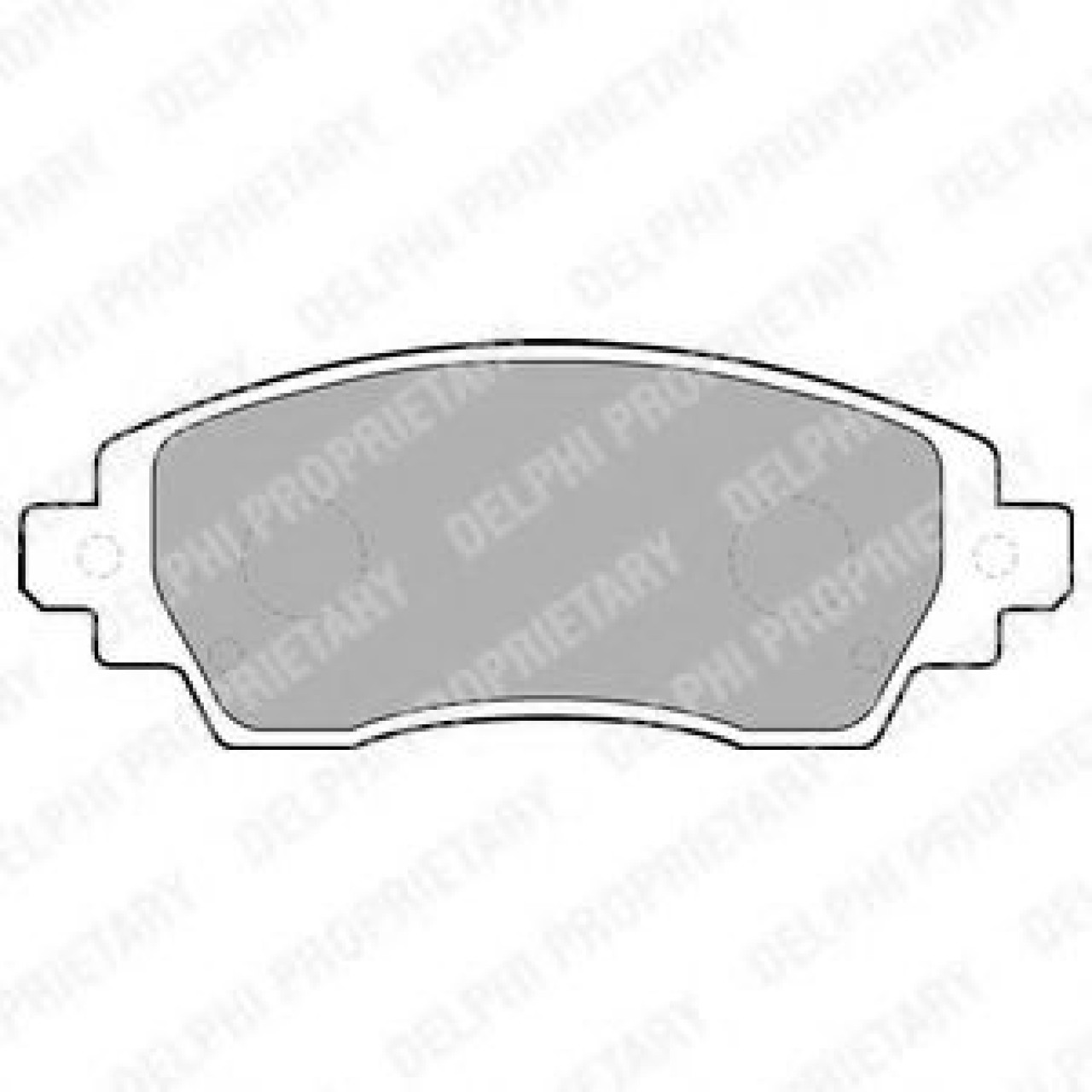 Set placute frana,frana disc TOYOTA COROLLA Hatchback (E11) (1997 - 2002) DELPHI LP1560 piesa NOUA