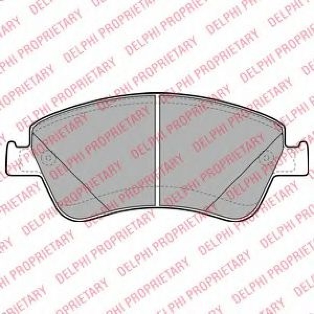 Set placute frana,frana disc TOYOTA COROLLA Limuzina (E15) (2006 - 2016) DELPHI LP2102 piesa NOUA