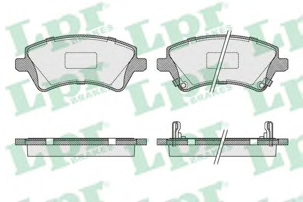 Set placute frana,frana disc TOYOTA COROLLA Liftback (E11) (1997 - 2002) LPR 05P1002 piesa NOUA