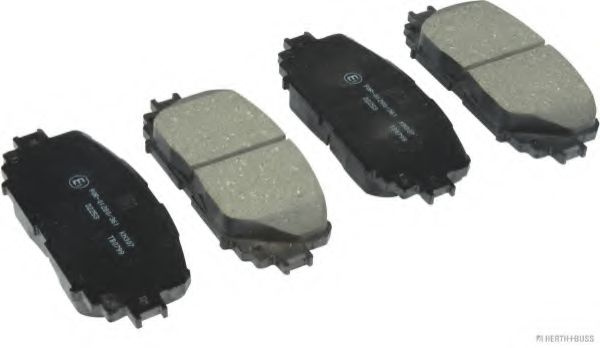 Set placute frana,frana disc TOYOTA COROLLA Limuzina (E12J, E12T) (2001 - 2008) HERTH+BUSS JAKOPARTS J3602127 piesa NOUA