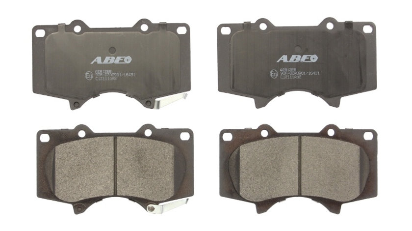 Set placute frana,frana disc TOYOTA LAND CRUISER (LJ12, KZJ12, TRJ12, KDJ12, GRJ12) (2002 - 2009) ABE C12111ABE piesa NOUA