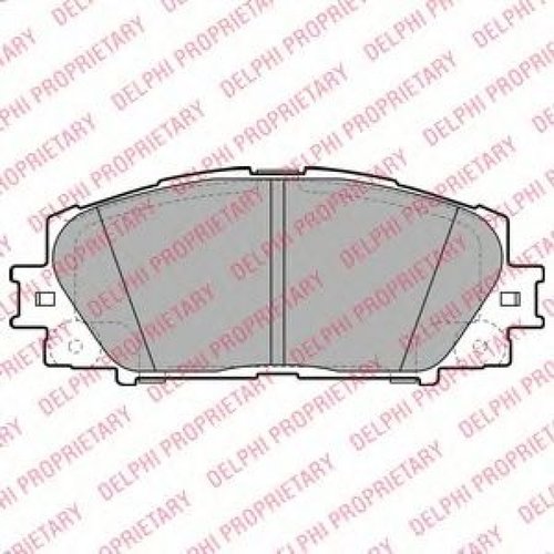 Set placute frana,frana disc TOYOTA PRIUS (ZVW3) (2009 - 2016) DELPHI LP2135 piesa NOUA