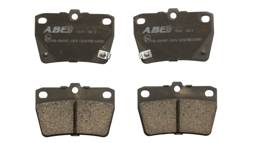 Set placute frana,frana disc TOYOTA RAV 4 I Cabrio (SXA1) (1997 - 2000) ABE C22027ABE piesa NOUA